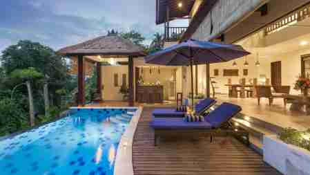 Ubud Pool Villa with Rice Field View